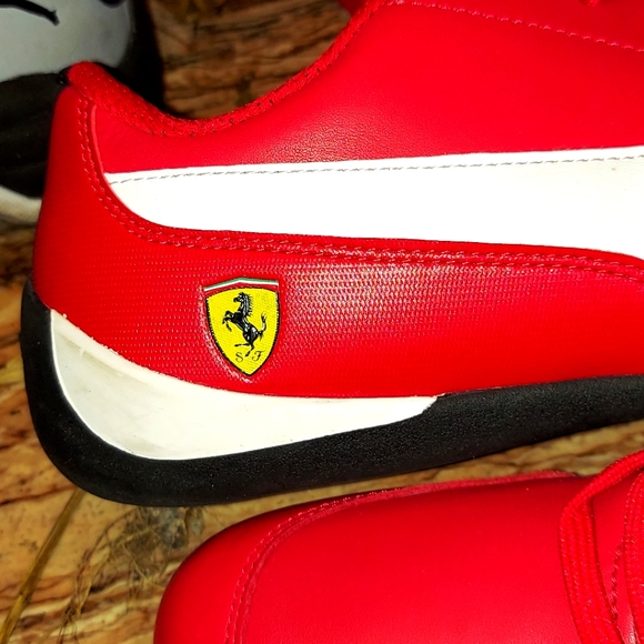 Red Puma Ferrari Forenza Flats - Picture 4 of 14
